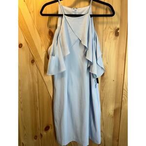 Cynthia Steffe Light Blue Cold Shoulder Shift Dress NWT - Size 10